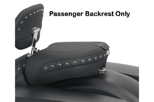 Mustang  Passenger Seat with Receiver ONLY for '97-07  FLHT/FLTR/FLHR/FLHX & '08-Up FL -Black Studs DOES NOT INCLUDE BACKREST