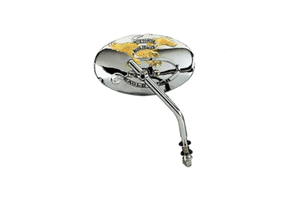 Drag Specialties Custom Mirrors -Live To Ride