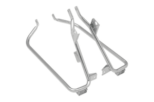 Drag Specialties Chrome Saddlebag Support Brackets for '09-11 FLHX/FLTRU/FLTRX Models Replaces OEM #49206-09A & 49207-09A