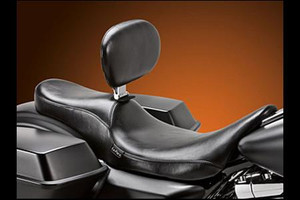 LePera Seats Silhouette Seat with Driver Backrest for Harley Davidson Touring Models 2008-Up