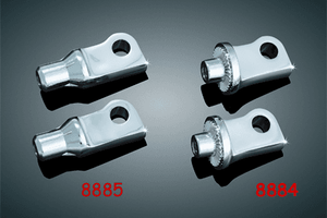 Kuryakyn Splined Footpeg Adapters for '10-13 XL1200X, '11-13 XL1200C & '12-13 XL122V -Pair