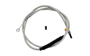 L.A. Choppers Braided Steel Clutch Line for '08-13 FLHT/FLHX/FLTR & '08-14 FLHR -for 12-14" Ape Hangers