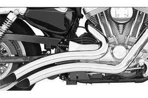 Freedom Performance Sharp Curve Radius Exhaust for '04-09 Vulcan 2000 -Chrome