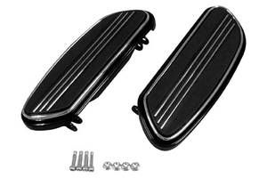 Biker's Choice Floorboards for '86-10 FL Touring & FL Softail Models -Black