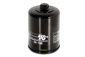 K & N Performance Oil Filter Black KN-198 for Victory Models Each