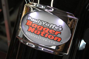 Paul Yaffes Bagger Nation CVO Universal Stealth III License Plate Frame