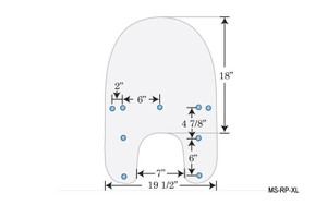 Memphis Shades Replacement Plastic for certain XL Sportsters '88-Up  with a Detachable Compact WindshieldCHECK ALL MEASUREMENTS