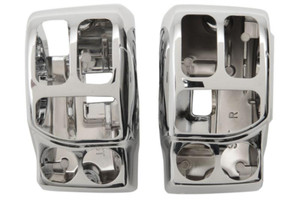 Drag Specialties Switch Housing Kit for '14-25 Touring Models (except FLHRXS) and '14-25 FL Trike models - Chrome