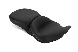 Mustang Super Touring Seat  for FLHR '97-07, Screamin Eagle '97-05 & FLHX '06-07 -One Piece Studded