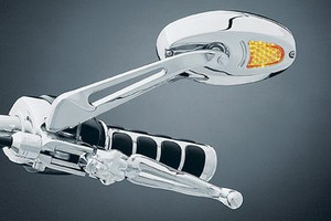 Kuryakyn Turn Signal Mirrors (Pair) -Flat Glass