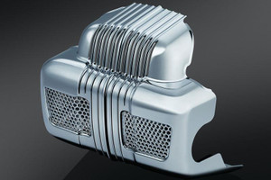Kuryakyn  Coolant Pump Cover for '14-'15 Twin Cooled Models  -Chrome