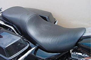 Danny Gray Weekday 2-Up Seat for Harley Davidson Touring Models 2008-Up  -Smooth (Not for '24-Up FLHX/FLTR Models)