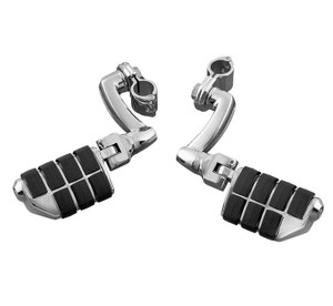 Kuryakyn Longhorn Offset Highway Pegs with Dually Pegs & Clamps fits 1-1.5-inch Bars  [4574, 4575, 7980]