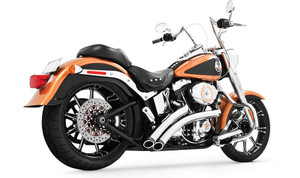 Freedom Performance Exhaust Radical Radius System for '86-17 Softail Models -Chrome