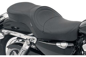 Drag Specialties Low-Profile Touring Seats for '04-Up XL w/ 4.5 Gallon Tank -Mild Stitch