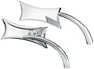 Arlen Ness Four Point Mirror -Chrome  -Right Side Only