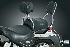 Kuryakyn  Driver Backrest for All ’93-’12 Softails (except ‘00-’07 Deuce, ’06-’12 FXST/B/C/S, ’07-’12 Fat Boy & ‘08-’11 Rocker/C) (ea)