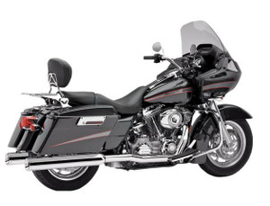 Cobra True Duals Header System for '07-08 Harley Davidson Touring Models (Choose Chrome or Black)