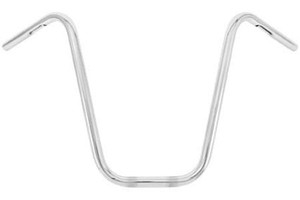 Burly Brand Narrow Bottom Ape Hangers for Narrow Glide Front Ends -16 Inch, Chrome