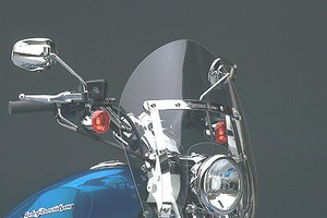 National Cycle SwitchBlade Windshield for FXDWGI '06-Up Wide Glide w/ 49mm Fork Tubes - Shorty, Clear Style