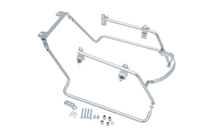 Cycle Visions Bagger-Tail Chrome bag Mounts for '90-07 Softail Models w/ Lo-Mount Exhaust  (Saddlebags sold separately)