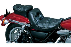 Mustang Two-Piece Regal Duke Seat for Harley Davidson FXR '82-94