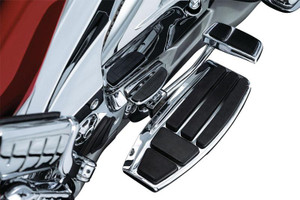 Chrome Driver Floorboard Kit For Honda Goldwing 1800 F6B 2001-2017 & Valkyrie 2014-2015 TCMT