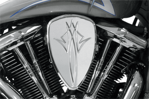 Barons Custom Big Air Kit for Vulcan 1500 Classic '99-09, Mean Streak '03-09 and VN1600 Vulcan Classic '03-09 (EFI Models) Pinstripe Chrome