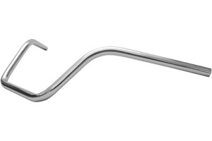 Flanders Handlebars 1" Handlebar-Heritage Style -Chrome, Knurled Drilled