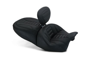 Mustang Seats Forward Touring Seat with Driver Backrest for Harley-Davidson FLRT Freewheeler Moves the rider 2" forward