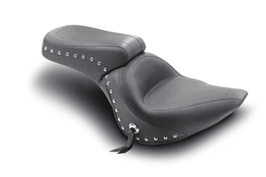 Mustang One-Piece Original Seat for Cross Bones FLSTSB '08-Up w/ 200mm Wide Tire -Studded