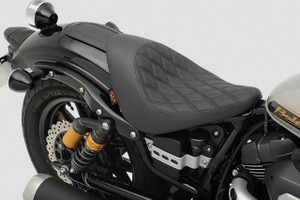 Z1R Low Profile Solo Seat for '13-Up Bolt/R-Spec/C-Spec -Double Diamond Stitch 1