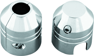 Kuryakyn Clutch Cable Ferrule & Banjo Bolt Cover Kit for '84-19 Harley Davidson - Chrome