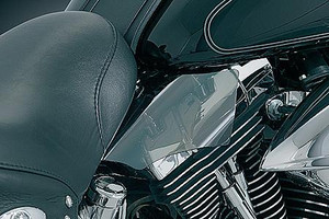 Kuryakyn Reflective Smoke Saddle Shields for '00-13 Softail (except Breakout, Deuce & Rocker/C)