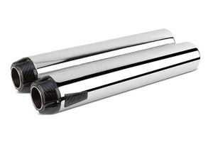 Two Brothers Racing Comp-S Dual Chrome & Carbon Fiber Exhaust for '12-17 Goldwing & F6B Models Chrome