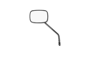 Drag Specialties Replacement Mirrors w/ Long Stem, Gloss-black -Each