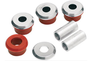 Alloy Art Heavy Duty Handlebar Riser Bushings for 83-Up Touring 2018-Up Softail