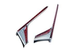 Kuryakyn LED Vertical Rear Light Strips for '12-17 GL1800 & F6B Models Models - Pair