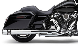 Cobra Pro Chamber Dual Headpipes for Harley Davidson Touring Models '17-Up - Chrome