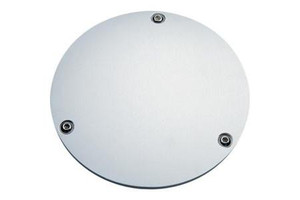 Pro One Millenium Derby Cover for '84-98 Big Twin -Smooth, Chrome