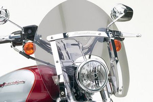 National Cycle SwitchBlade Windshield for FXDWGI '06-Up Wide Glide w/ 49mm Fork Tubes - Shorty, Tinted Style
