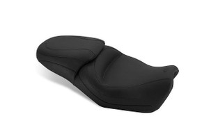 Mustang Seats One Piece Vintage Touring Seat for Harley Davidson Street 500/ Street 750 Models Plain