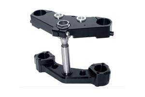 Hawg Halters X23 Bolt-On 6 Degree Triple Tree Kit for '87-13 FLT, FLHT, FLHR, FLHX, FLTR Models -Black