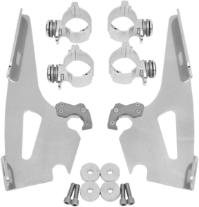 Memphis Shades Fats/Slim No-Tool Windshield Mounting Hardware for Intruder 800 & S50 Boulevard '92-up