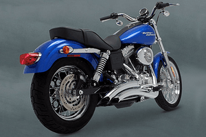 Vance & Hines Big Radius 2-into-2 Exhaust for Harley-Davidson Dyna Models '91-05 - Chrome