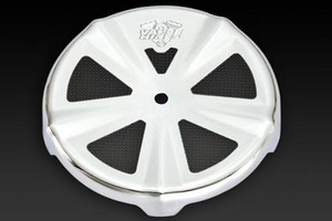 Vance & Hines VO2 Skullcap Crown for V02 Air Intakes & Other Aftermarket Kits -Chrome