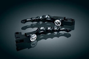 Kuryakyn Black Zombie Levers for '08-13 Harley Davidson FL & Trike Models - Pair