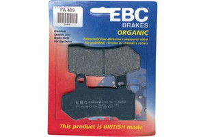 EBC Brake Pads FRONT Semi Sintered V Pads for '88-06 FXSTS, '97-03 FLSTS, '05-07 FLSTSC'08-10 FLSTB, '84-99 (all)'94-99 FLHR/FLHRCI-Pair OEM# 43063-83/83A/83C