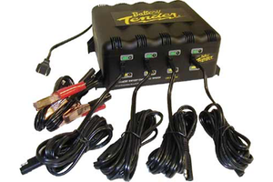 Moose Utility Racing Optimate 3 Universal Motorcycle ATV Battery Tender  Charger