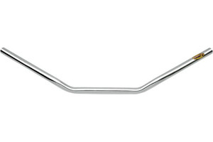 Flanders Handlebars 1" Wide Clubman - Unknurled No Dimples - Chrome